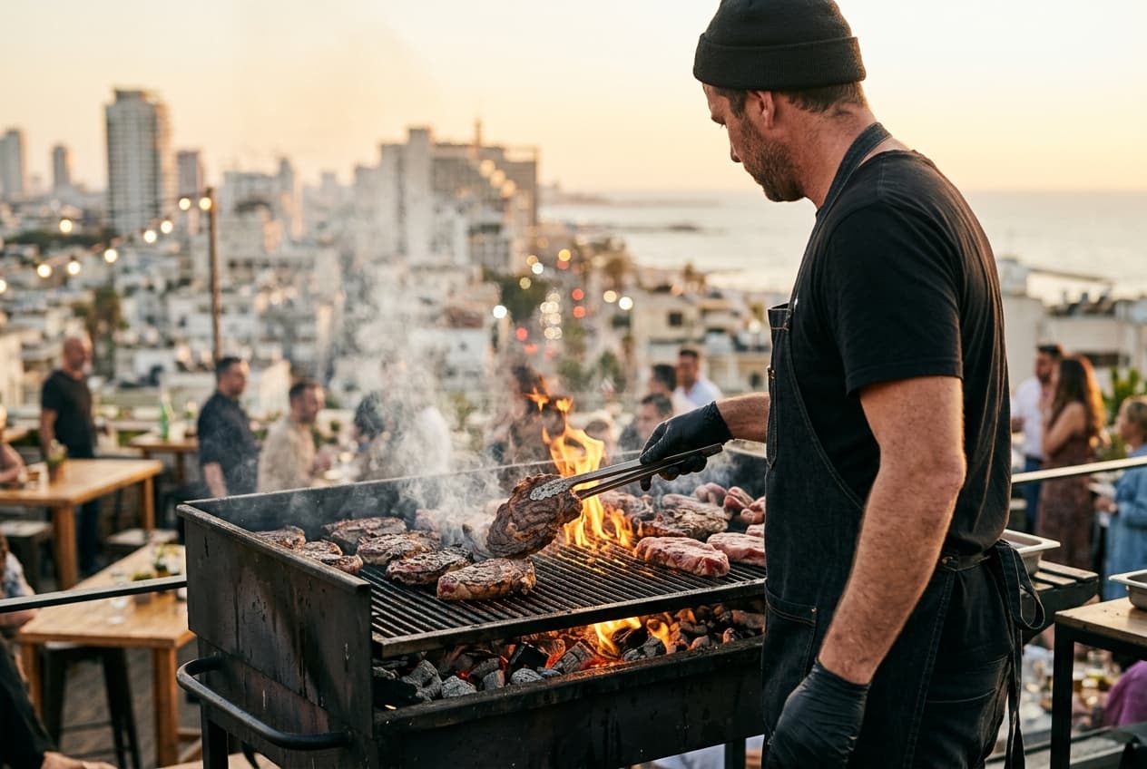 קייטרינג על האש בירושלים ומחוץ לגוש דן — התשובה הכנה