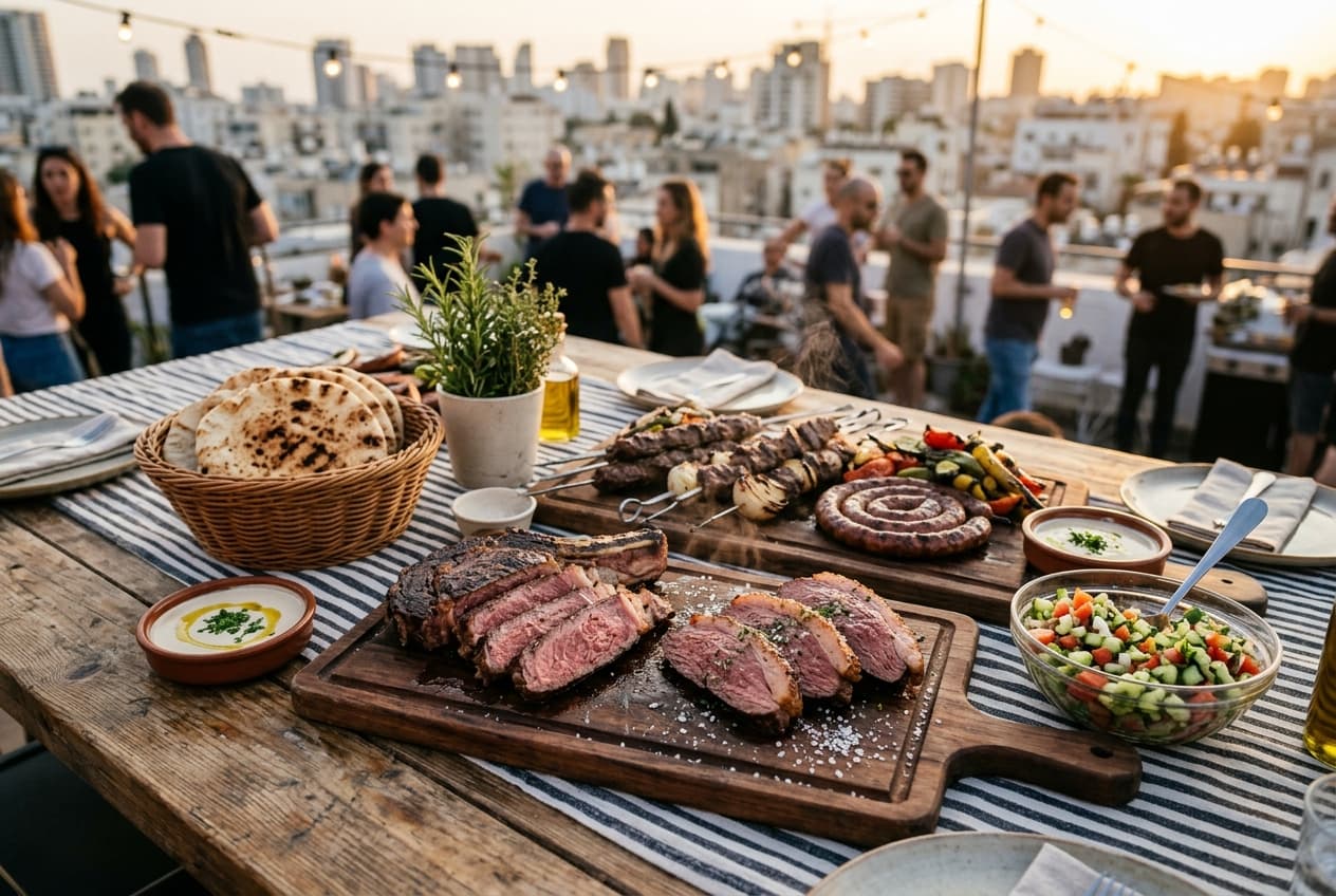 קייטרינג למסיבת אירוסין: אש חיה, שתי משפחות, ערב אחד