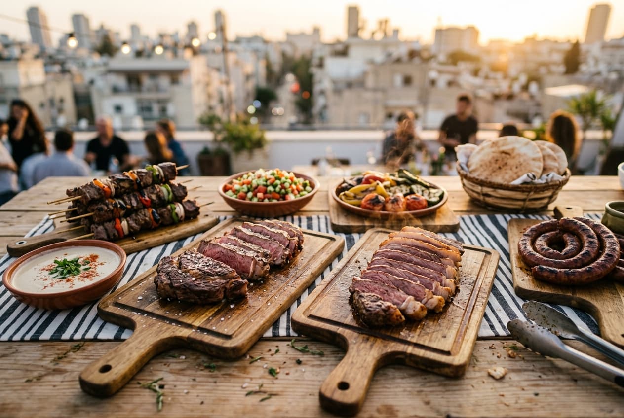 קייטרינג מנגל לאירועים — בופה גריל מהודר