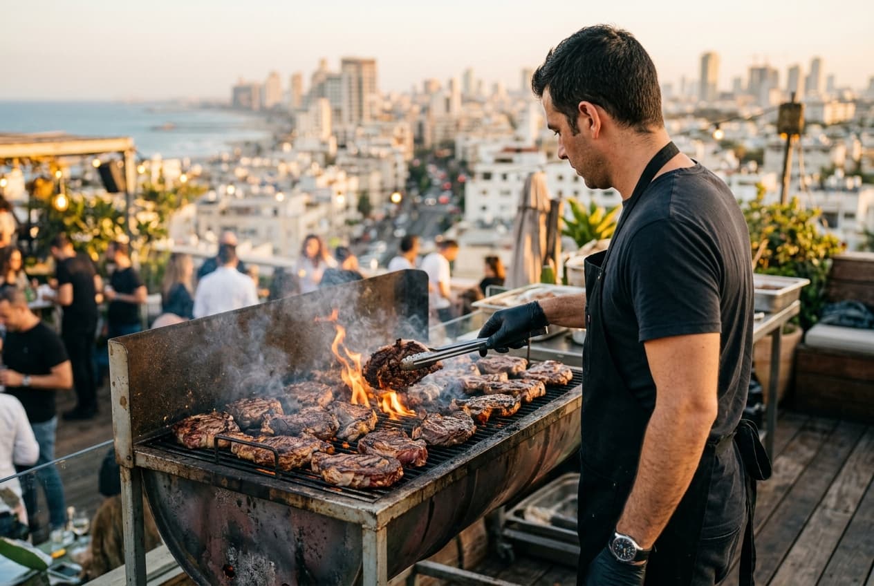 מנגל לאירועים: לעשות לבד או להביא צוות?