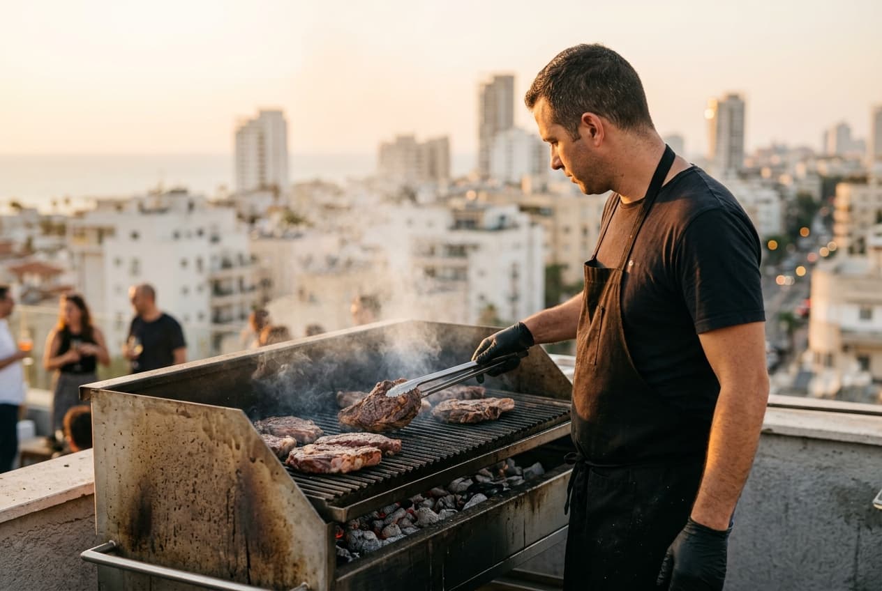 קייטרינג על האש לאירועים: איך זה עובד בפועל