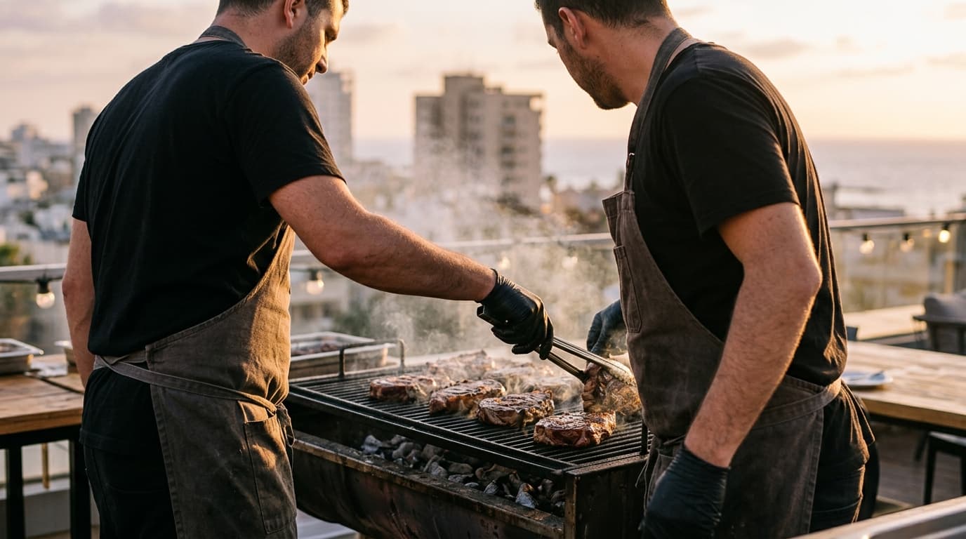 שף אש פרטי מול קייטרינג אירועים: מה אתם באמת צריכים?