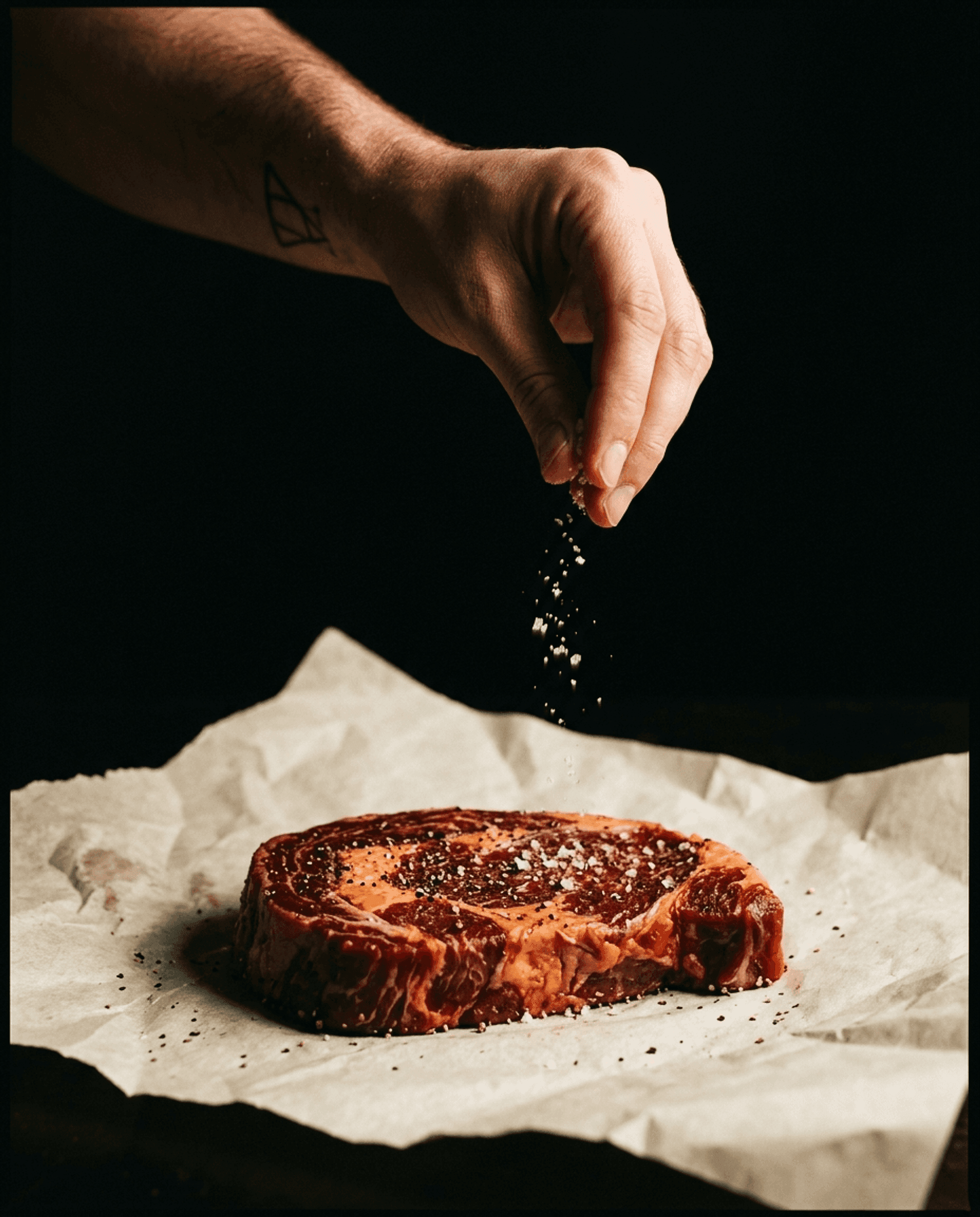 seasoning by hand